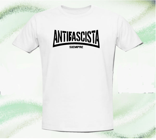 T-shirt estiva unisex per adulti e bambini “Antifascista sempre”