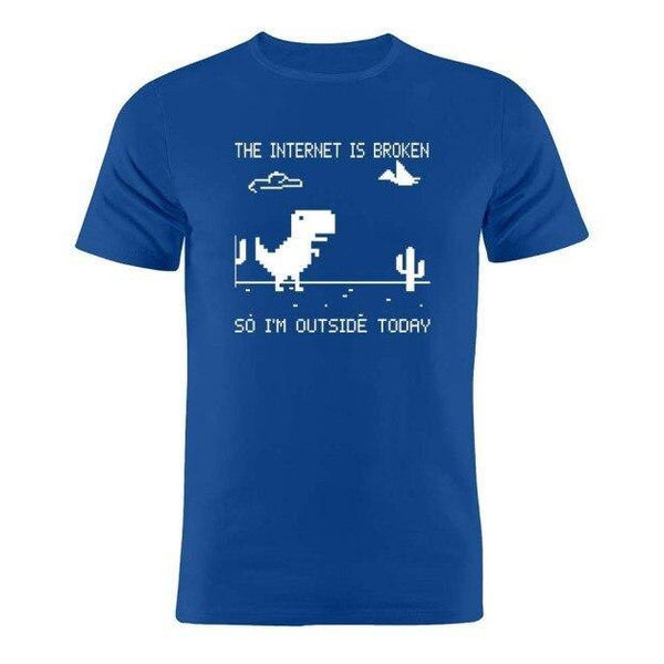 T-shirt maglietta divertente -Internet è rotto - Vitafacile shop
