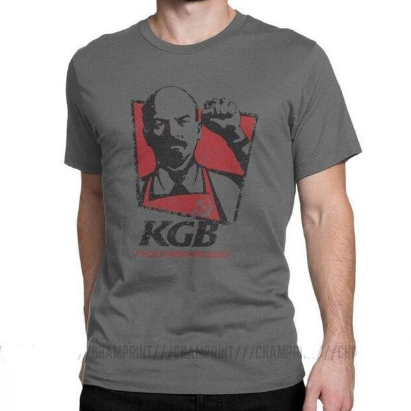 T-shirt maglietta divertente - Comunismo - Lenin KGB KFC Vladimir Lenin USSR Russia - Vitafacile shop