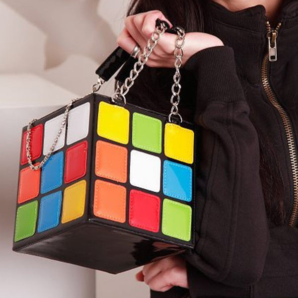 Borsa donna -Multicolor cube-