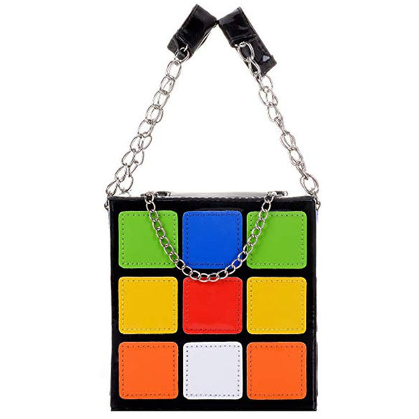 Borsa donna -Multicolor cube-