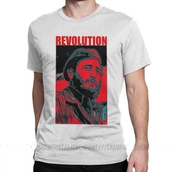 T-shirt maglietta - Comunismo - Fidel Castro - Revolution - Vitafacile shop