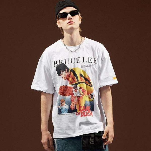T-shirt maglietta - Film - Hip Hop Bruce Lee Kung Fu - Vitafacile shop