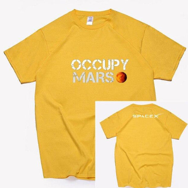 T-shirt maglietta - Elon Musk - Space X Occupy Mars - Vitafacile shop