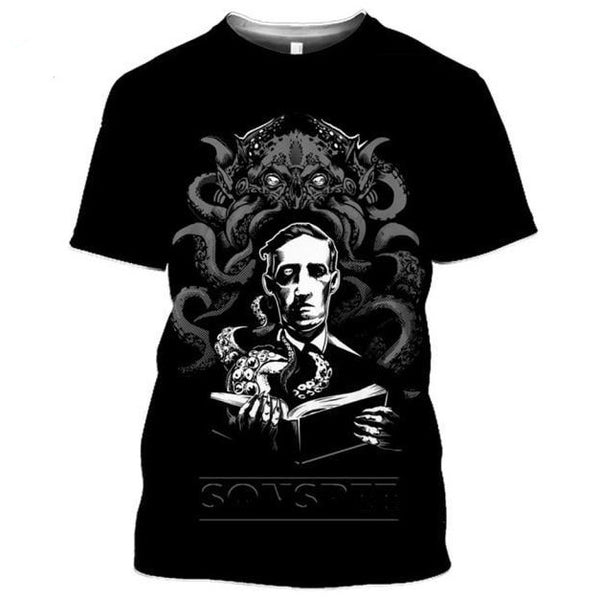 T-shirt maglietta - Comics - A wild Cathulhu - Vitafacile shop