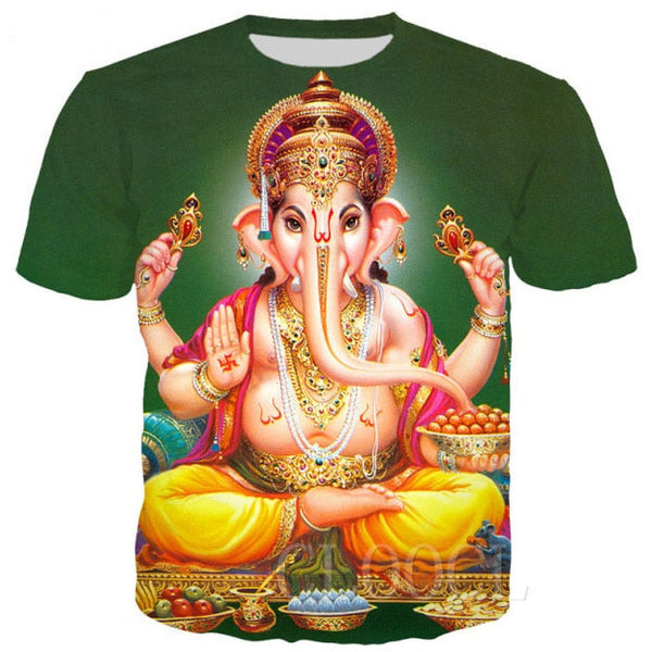 T-shirt estiva unisex 3D “Dea Vinayaki”