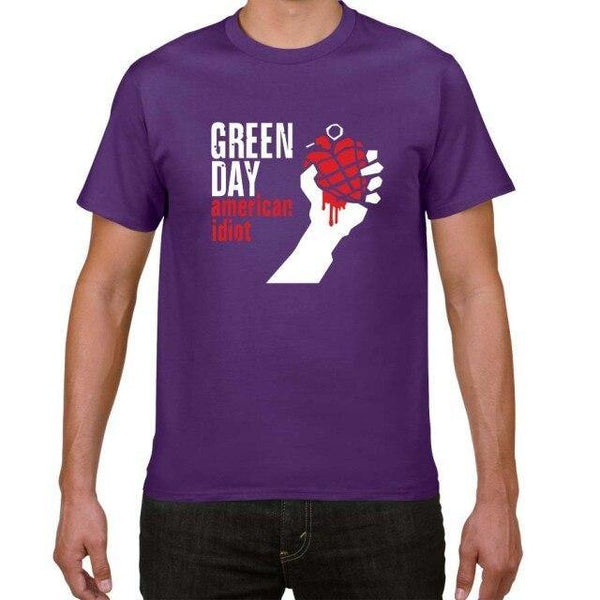 T-shirt maglietta - musica - Green Day American Idiot cotone - Vitafacile shop