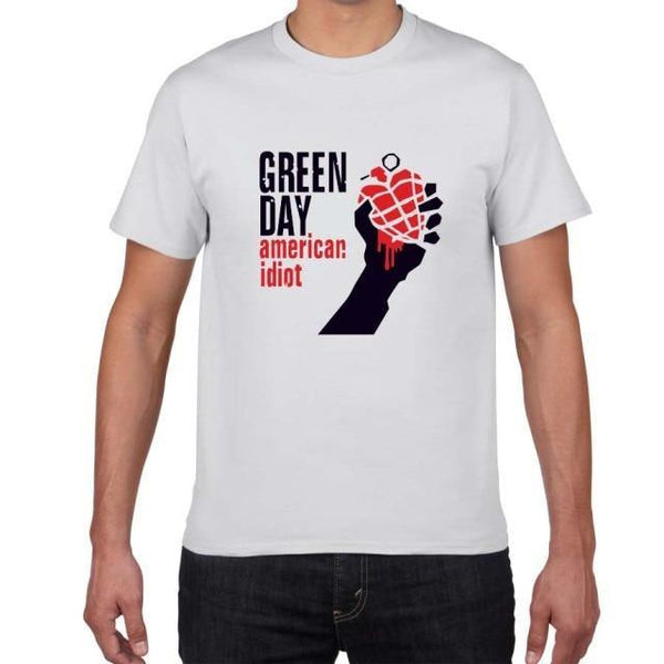 T-shirt maglietta - musica - Green Day American Idiot cotone - Vitafacile shop