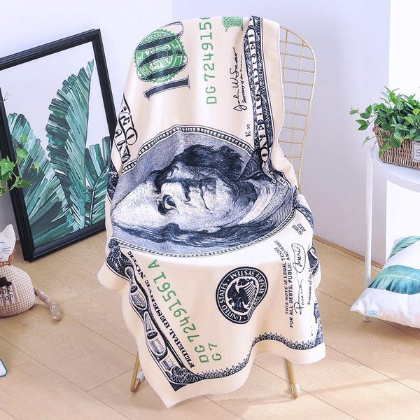 Asciugamano divertente "dollaro" - Vitafacile shop