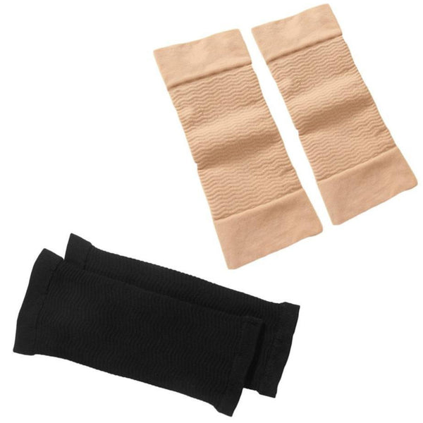 1 Pair 420D Compression Slimming Arms Sleeves Workout Toning Burn Cellulite Shaper Fat Burning Sleeves for Women - Vitafacile shop