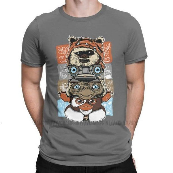 T-shirt maglietta - Film anni 80 Gremlins Gizmo Monster Gremlin - Vitafacile shop