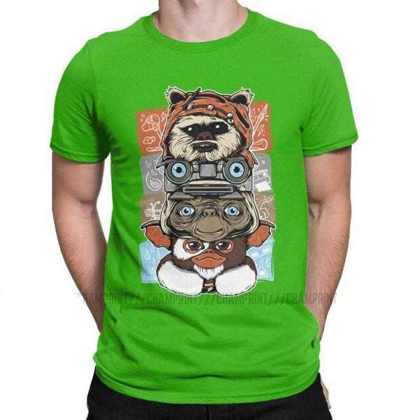 T-shirt maglietta - Film anni 80 Gremlins Gizmo Monster Gremlin - Vitafacile shop