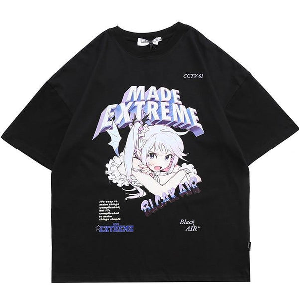 T-shirt maglietta - Hip Hop - Oversize Aolamegs Made Extreme Anime - Vitafacile shop