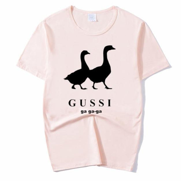T-shirt maglietta - Gucci parodia Gussi - Vitafacile shop