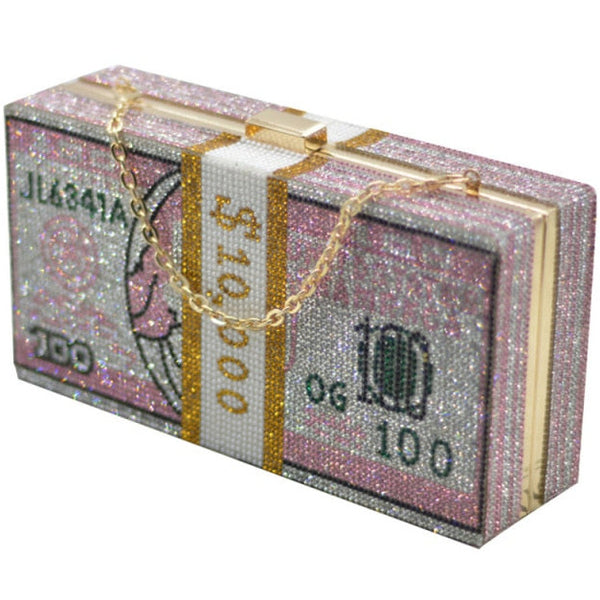 Pochette donna -Glitter dollar-
