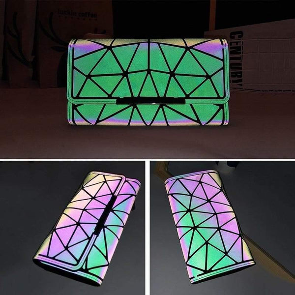 Portafoglio geometrico luminoso donna - Vitafacile shop