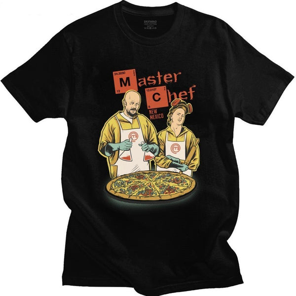 T-shirt maglietta divertente - Master Chef Breaking Bad Walter White Heisenberg - Vitafacile shop