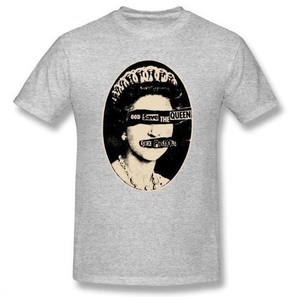 T-shirt maglietta - musica - Sex Pistols God Save The Queen cotone - Vitafacile shop