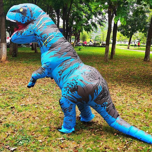 Costume gonfiabile da dinosauro per feste in maschera