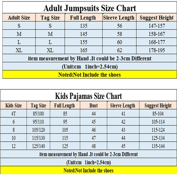 Set di pigiami Kigurumi Onesie per bambini e adulti