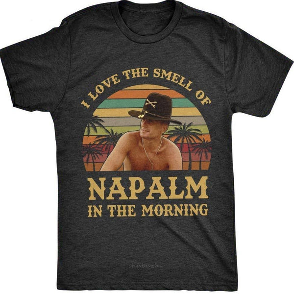 T-shirt maglietta - Apocalypse Now - Odore del Napalm il mattino - Vitafacile shop