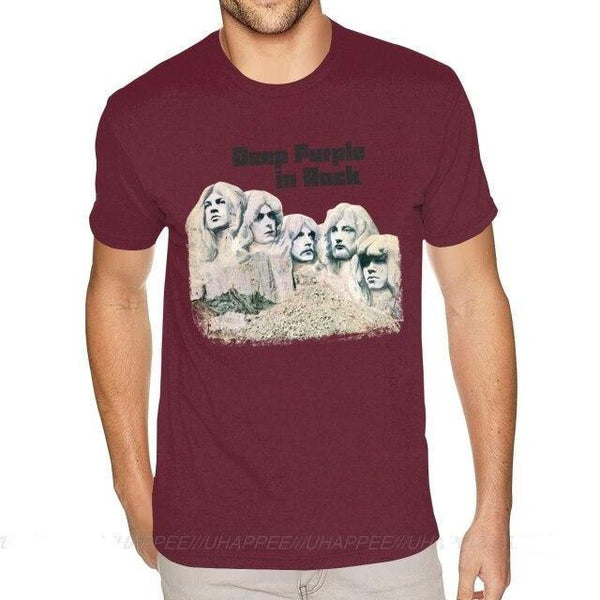 T-shirt maglietta - musica - Deep Purple In Rock cotone - Vitafacile shop