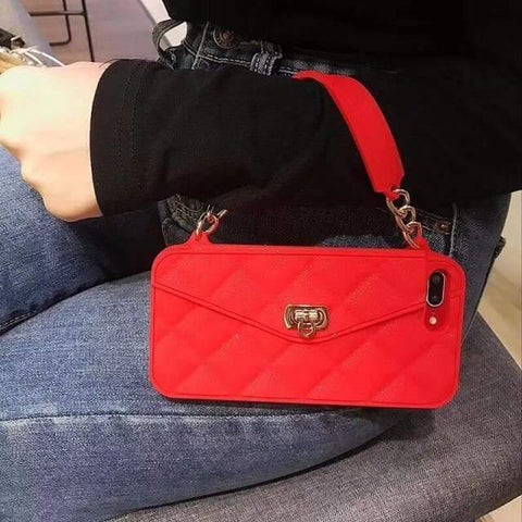Cover borsa iphone rosso amaranto - Vitafacile shop