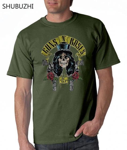 T-shirt maglietta - musica - Guns N‘ Roses ‘Slash 85‘ cotone - Vitafacile shop