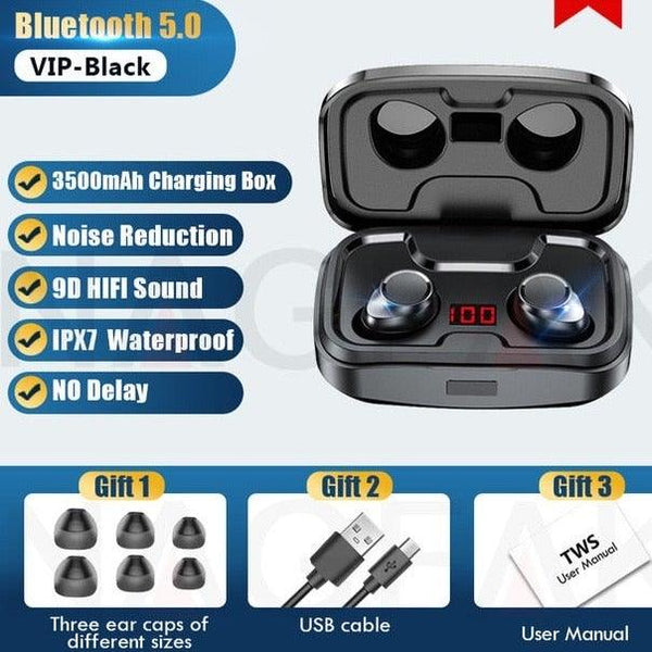 Auricolari Bluetooth 5.0 - Resistenti all'acqua - Vip Selection - Vitafacile shop