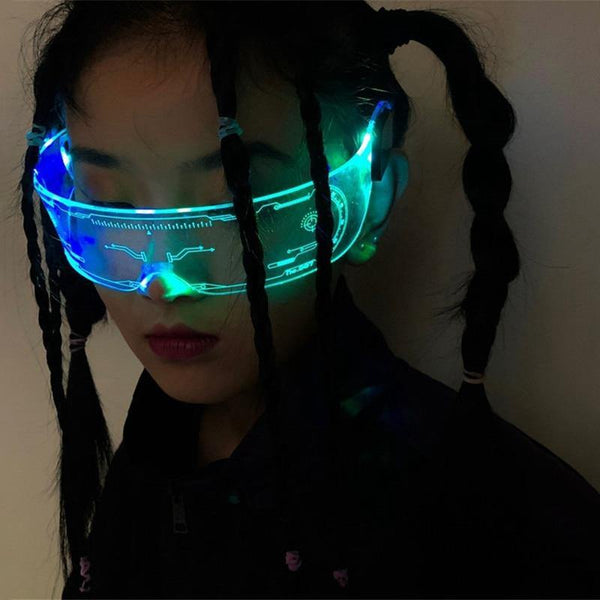 Occhiali da sole LED Punk - Vitafacile shop