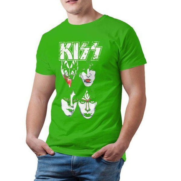 T-shirt maglietta - musica - Kiss cotone - Vitafacile shop