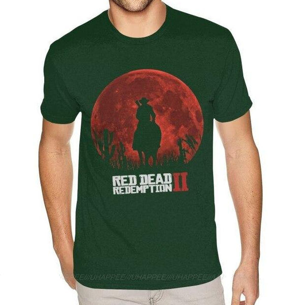 T-shirt maglietta - Videogiochi - "Red Dead Redemption II" Cowboy - Vitafacile shop
