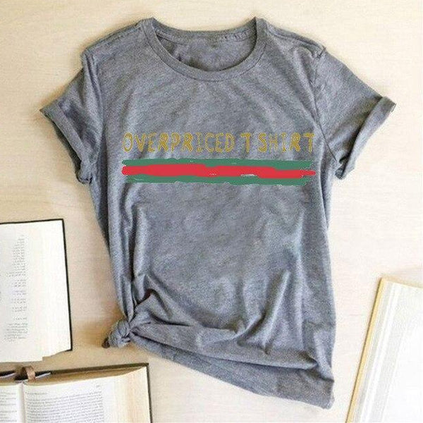 T-shirt maglietta donna - Overpriced T-shirt - Vitafacile shop