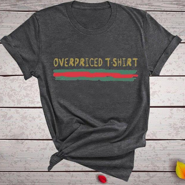 T-shirt maglietta donna - Overpriced T-shirt - Vitafacile shop