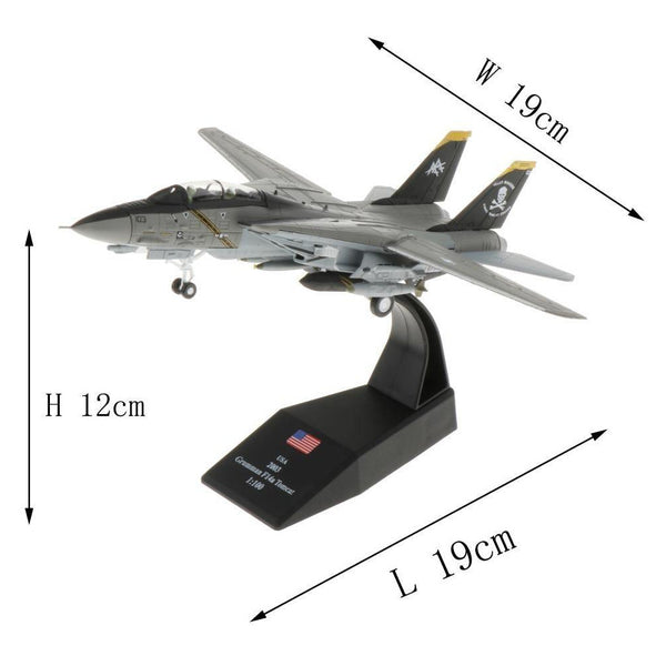 Modellini aerei militari 1:100 F-14  Fighter Plane - Vitafacile shop