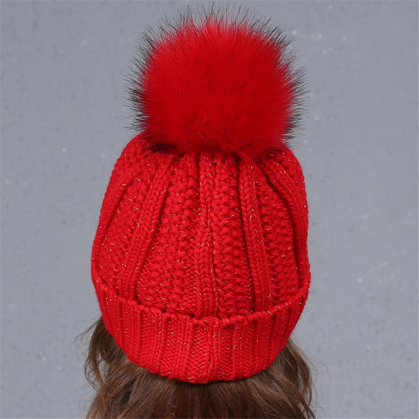 Cappello invernale lavorata a maglia