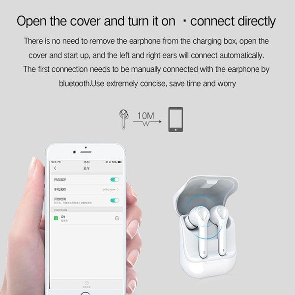 Auricolari Touch Control con riduzione rumore - Cuffie Bluetooth 5.0 - Vitafacile shop