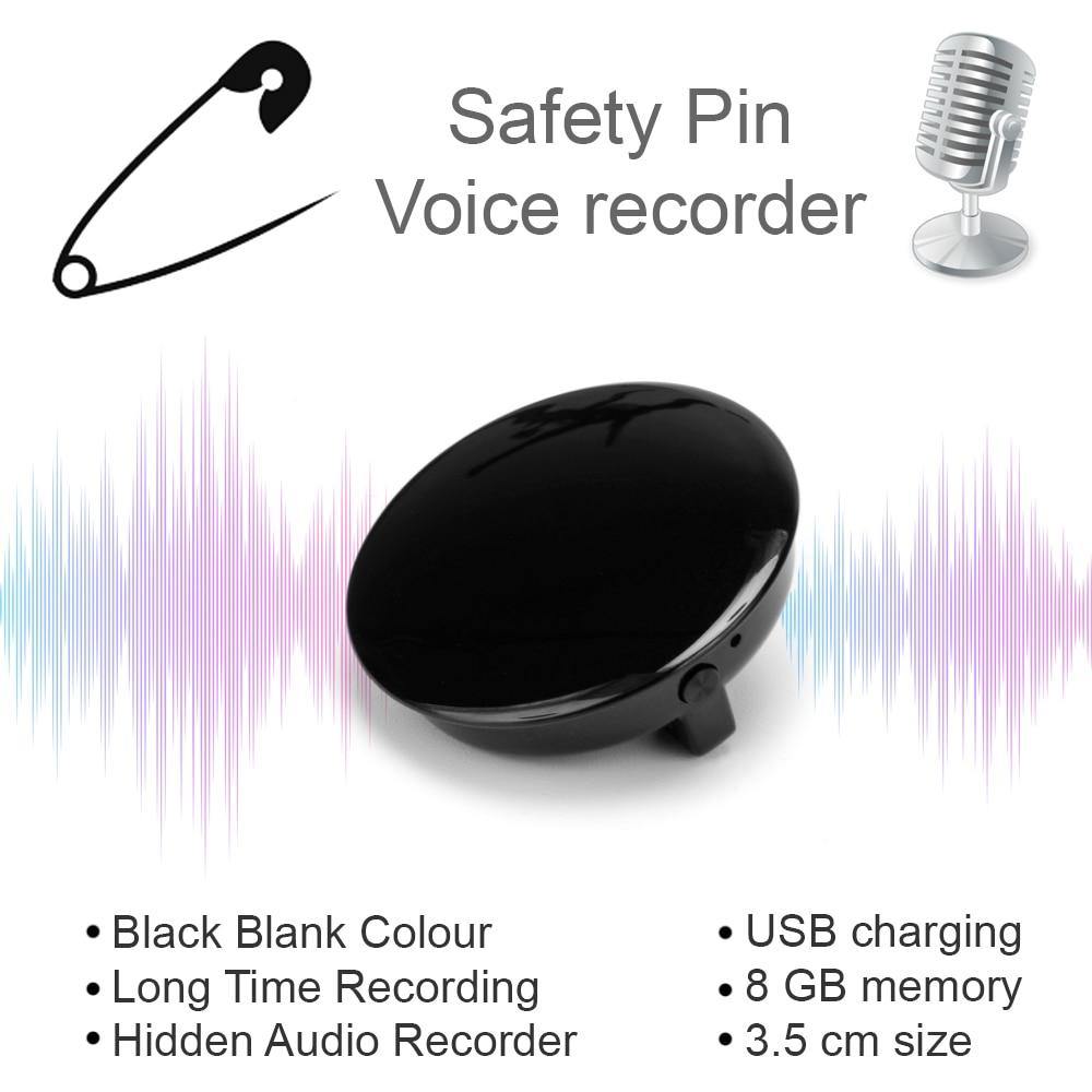 Spilla mini registratore vocale invisibile microspia – Vitafacile shop