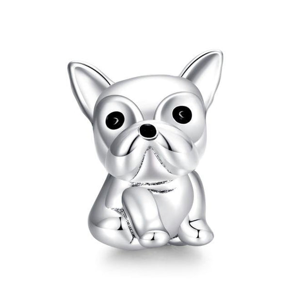 Gioielli in argento - Charm Cane Bulldog - Vitafacile shop