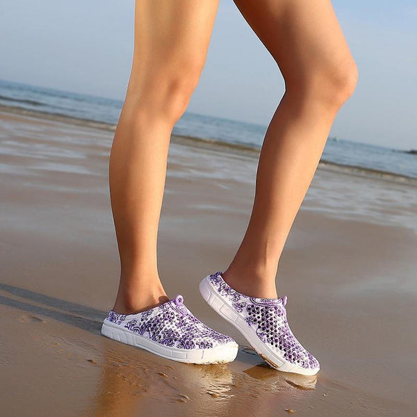 Ciabatte donna da spiaggia - comode pantofole da casa - Vitafacile shop