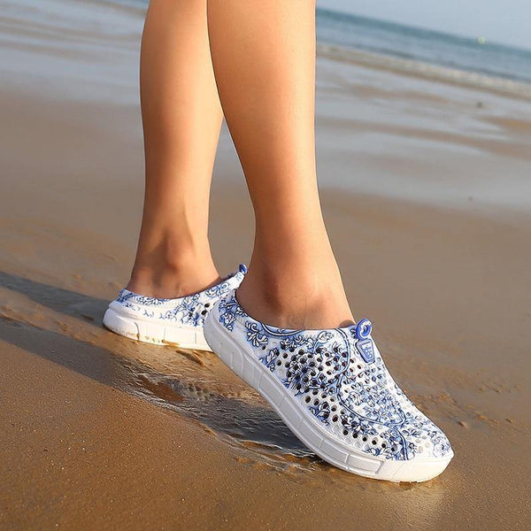 Ciabatte donna da spiaggia - comode pantofole da casa - Vitafacile shop