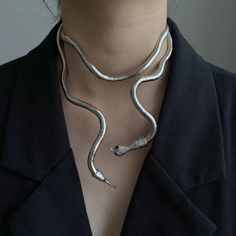 Collana regolabile donne a forma di serpente