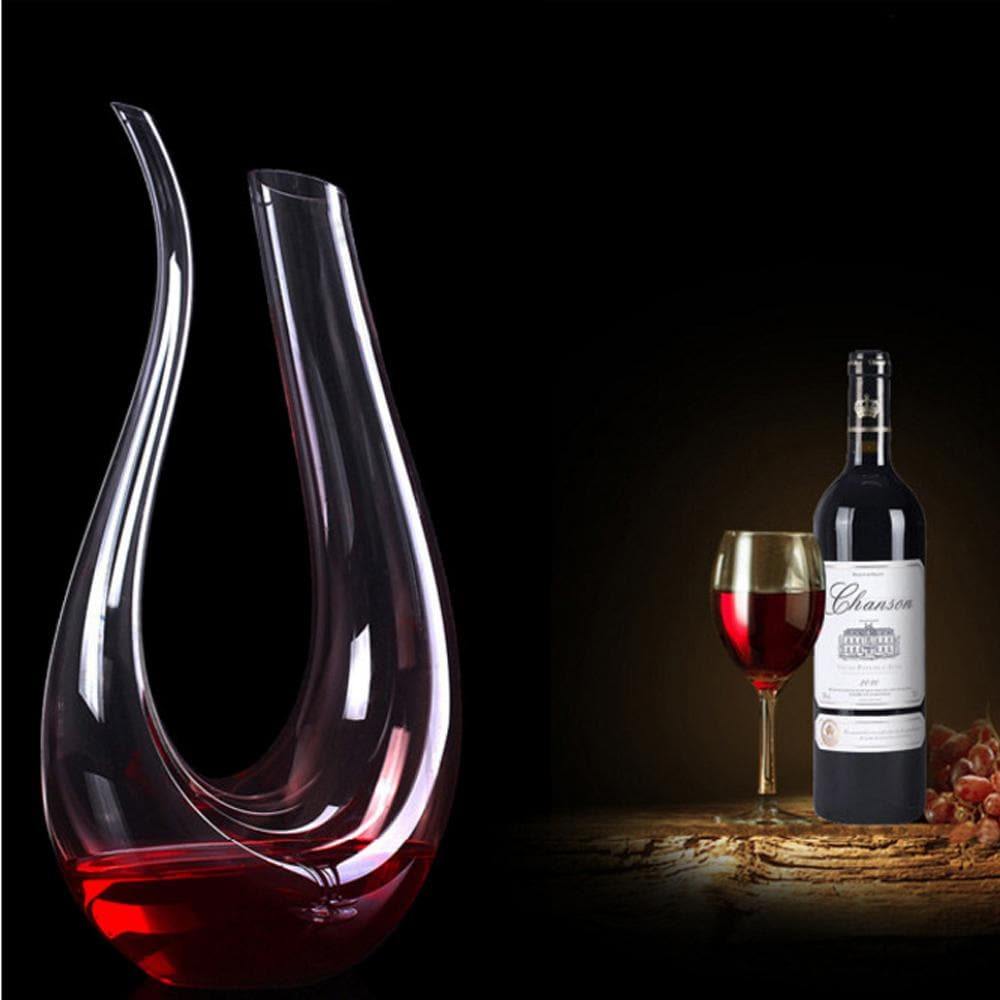 1500/1800ML grande Decanter fatto a mano in cristallo di vino