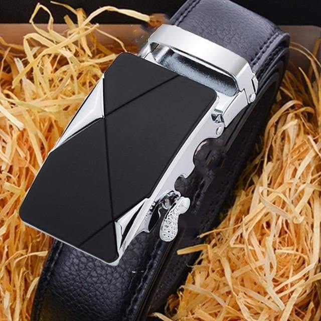 Cintura da uomo con fibbia originale e creativa in vera pelle - Vitafacile shop