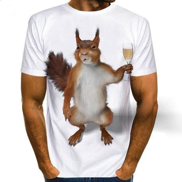 T-shirt maglietta divertente - Scoiattolo - Vitafacile shop