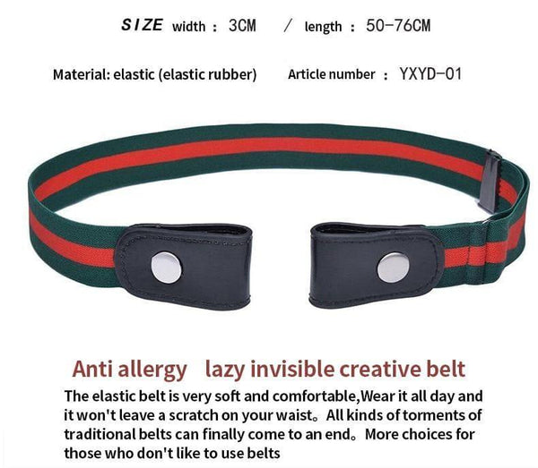 Cintura elastica senza fibbia - cintura invisibile - Vitafacile shop