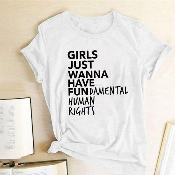 T-shirt maglietta donna - Femminismo - Vitafacile shop