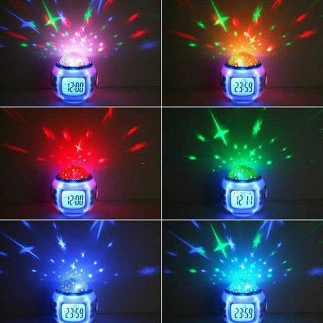 Sveglia Glowing LED con cambiamento di colore - Vitafacile shop