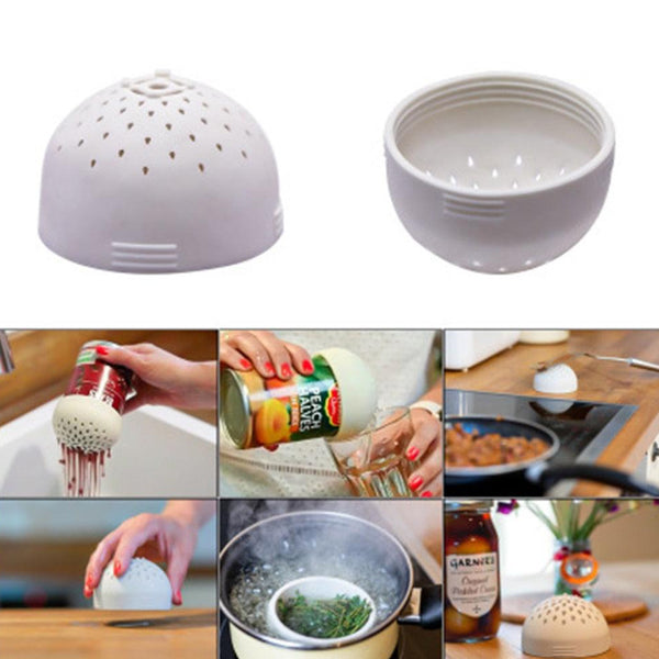 1PCS Multifunctional Food Grade Silicone Mini Funnel Lid Household Gadgets Tools Filters Colander Strainer Kitchen Accessories - Vitafacile shop