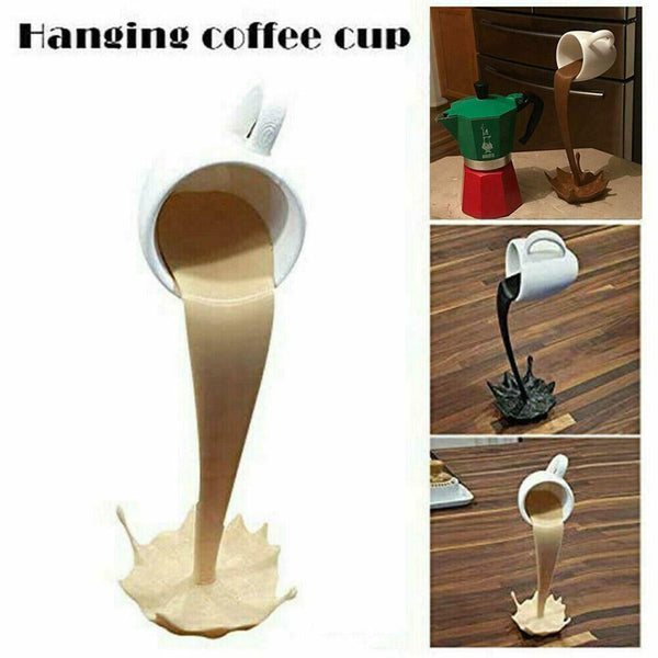 Decorazione a forma di tazza di caffè fluttuante